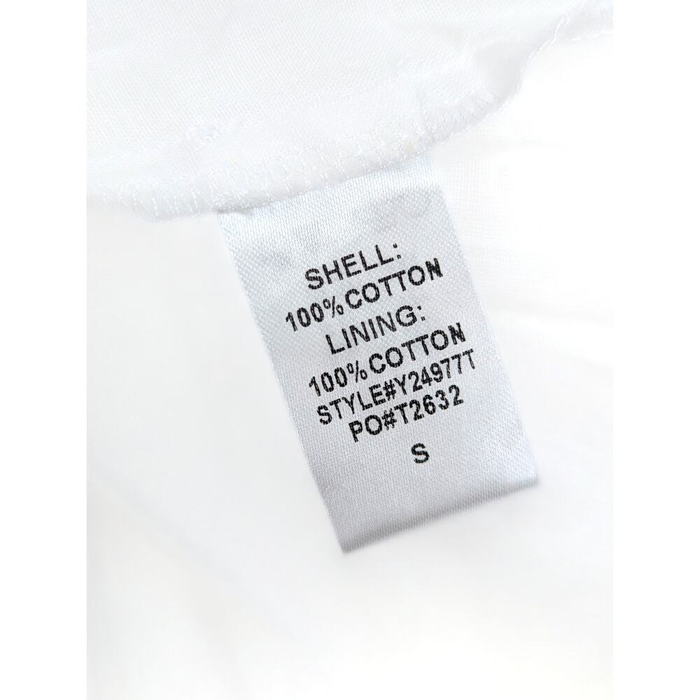 Tuckernuck Crawford Eyelet Mini Dress Small White Tiered Preppy Coastal NWT - Picture 6 of 6